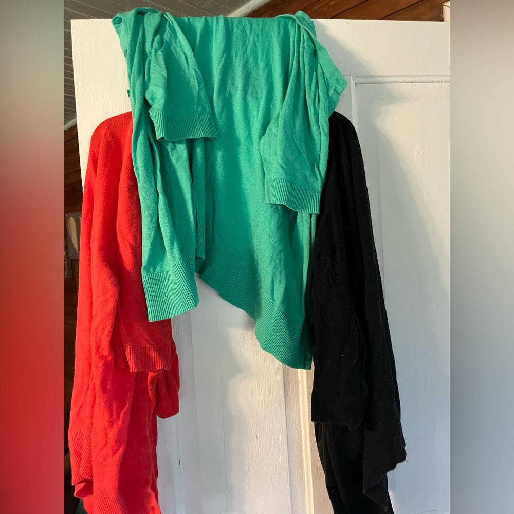 Short sleeve menora brand cardigans